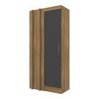 Guarda Roupa Modulado Canto Reto Joker Boreal/grafite-móveis