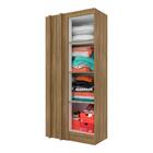 Guarda Roupa Modulado Canto Reto Joker Boreal/grafite-móveis