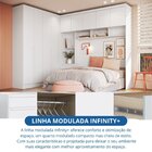 Guarda-roupa Modulado Casal 10 Portas 3 Gavetas Branco