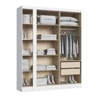 Guarda-roupa Modulado Casal 10 Portas 3 Gavetas Branco
