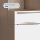 Guarda-roupa Modulado Casal 10 Portas 3 Gavetas Duna/branco