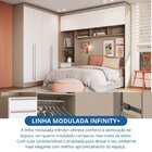 Guarda-roupa Modulado Casal 10 Portas 3 Gavetas Duna/branco