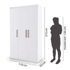Guarda Roupa Modulado Casal 3 Portas 4 Gavetas Sauá Yescasa B