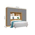 Guarda Roupa Modulado Casal 6 Portas 3 Gavetas Top Cancun Nat