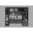 Guarda Roupa Modulado Casal 6 Portas 3 Gavetas Top Cancun Nat