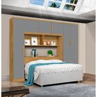 Guarda Roupa Modulado Casal 6 Portas 3 Gavetas Top Cancun Nat