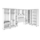 Guarda Roupa Modulado Casal 8 Peças 14 Portas Branco Delta Fê