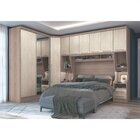 Guarda-roupa Modulado Casal 8 Portas 7 Gavetas Espelhado Com