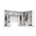 Guarda-roupa Modulado Casal Completo 4 Peças 8 Portas 5 Gavet