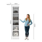 Guarda-roupa Modulado Casal Completo 4 Peças 8 Portas 5 Gavet