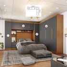 Guarda-roupa Modulado Casal Completo 4 Peças 8 Portas 5 Gavet