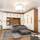 Guarda-roupa Modulado Casal Completo 4 Peças 8 Portas 5 Gavet