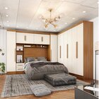 Guarda-roupa Modulado Casal Completo 4 Peças 8 Portas 5 Gavet