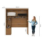 Guarda-roupa Modulado Casal Completo 4 Peças 8 Portas 5 Gavet