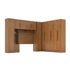 Guarda-roupa Modulado Casal Completo 4 Peças 8 Portas 5 Gavet