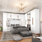 Guarda-roupa Modulado Casal Completo 4 Peças 8 Portas Com Mal