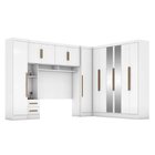 Guarda-roupa Modulado Casal Completo 4 Peças 8 Portas Com Mal