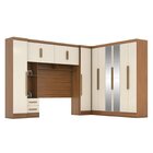 Guarda-roupa Modulado Casal Completo 4 Peças 8 Portas Com Mal