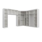 Guarda Roupa Modulado Casal De Canto 11 Portas 5 Peças Hera C