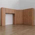 Guarda Roupa Modulado Casal De Canto 11 Portas 5 Peças Hera C