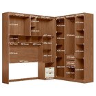 Guarda-roupa Modulado Casal Mdp Lugano Jatobá/areia