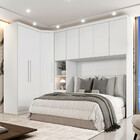 Guarda Roupa Modulado Casal Safira 008 Em Mdf Com 8 Portas E