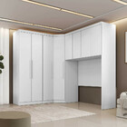 Guarda Roupa Modulado Casal Safira 8 Portas Clic Móveis