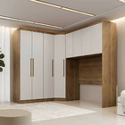 Guarda Roupa Modulado Casal Safira 8 Portas Clic Móveis