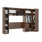 Guarda Roupa Modulado Casal Selene 05 Peças Canto 326 X 80 Cm