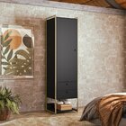 Guarda Roupa Modulado Closet Industrial 54cm Com Cabideiro Po