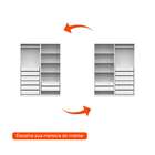 Guarda-roupa Modulado Com Cabideiro E Prateleiras Tuyo 4 Pt A