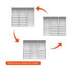 Guarda-roupa Modulado Com Cabideiros Tuyo 3 Pt Correr 12 Gv B