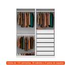Guarda-roupa Modulado Com Cabideiros Tuyo 4 Pt Articuladas 6