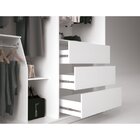 Guarda Roupa Modulado Com Espelho 2 Portas 3 Gavetas 100% Mdf