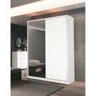 Guarda Roupa Modulado Com Espelho 2 Portas 3 Gavetas 100% Mdf