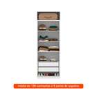 Guarda-roupa Modulado Com Maleiro E Prateleiras Tuyo 2 Pt Art