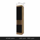 Guarda Roupa Modulado Com Penteadeira Cleo Bor/pret - Móveis