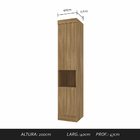 Guarda Roupa Modulado Com Penteadeira Cleo Boreal - Móveis Ar