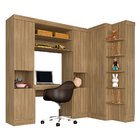 Guarda Roupa Modulado Com Penteadeira Cleo Boreal - Móveis Ar