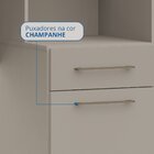 Guarda-roupa Modulado Com Ponte Casal 4 Portas 3 Gavetas Clas