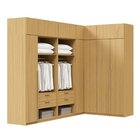 Guarda-roupa Modulado De Canto 10 Peças 14 Portas Jade Cabeca