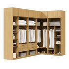 Guarda-roupa Modulado De Canto 10 Peças 18 Portas Jade Cabeca