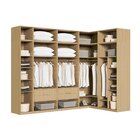 Guarda-roupa Modulado De Canto 10 Peças 18 Portas Jade Cabeca