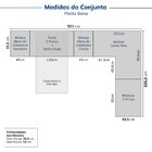 Guarda-roupa Modulado De Canto 10 Portas 6 Peças Hera Cabecas