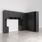 Guarda-roupa Modulado De Canto 11 Portas 7 Peças Hera Cabecas