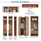 Guarda-roupa Modulado De Canto 11 Portas 7 Peças Hera Cabecas