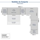 Guarda-roupa Modulado De Canto 11 Portas 7 Peças Hera Cabecas