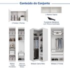 Guarda-roupa Modulado De Canto 11 Portas 8 Peças Hera Cabecas