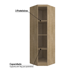 Guarda Roupa Modulado De Canto 1 Porta Confort Casamia - Nogu
