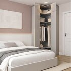 Guarda-roupa Modulado De Canto 2 Peças 4 Portas Jade Cabecasa